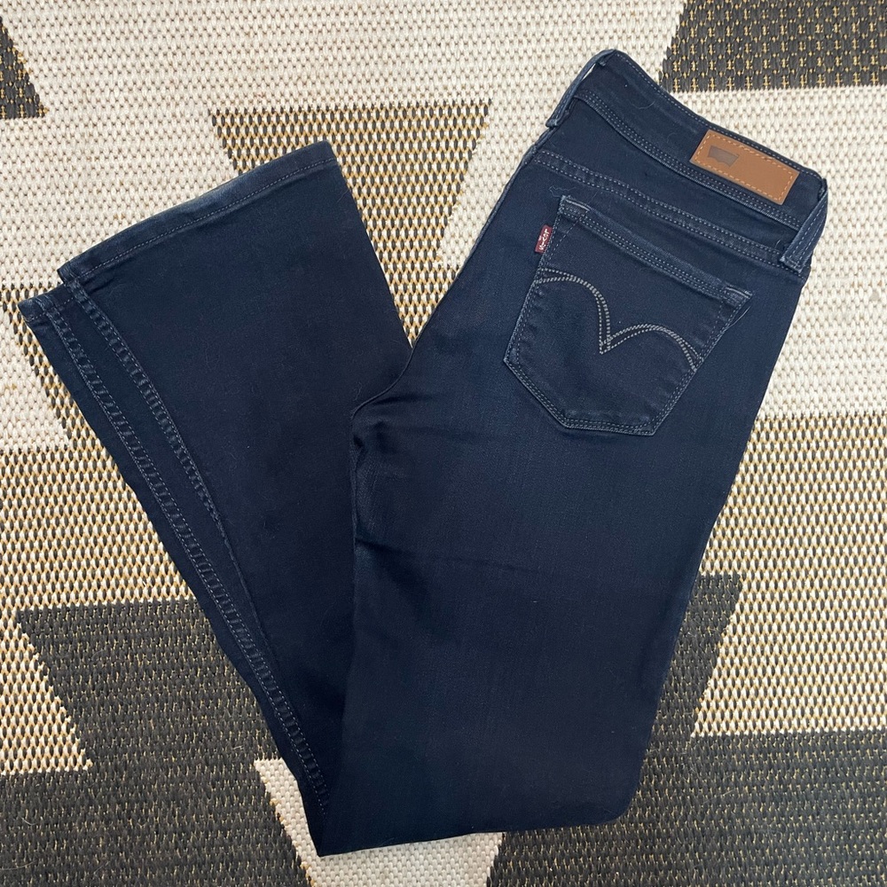 Levi’s Demi curve, dark boot cut denim, sz 29